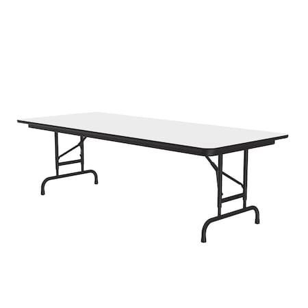 Correll CFA Adjustable HPL Folding Tables 30x60  White CFA3060PX-36